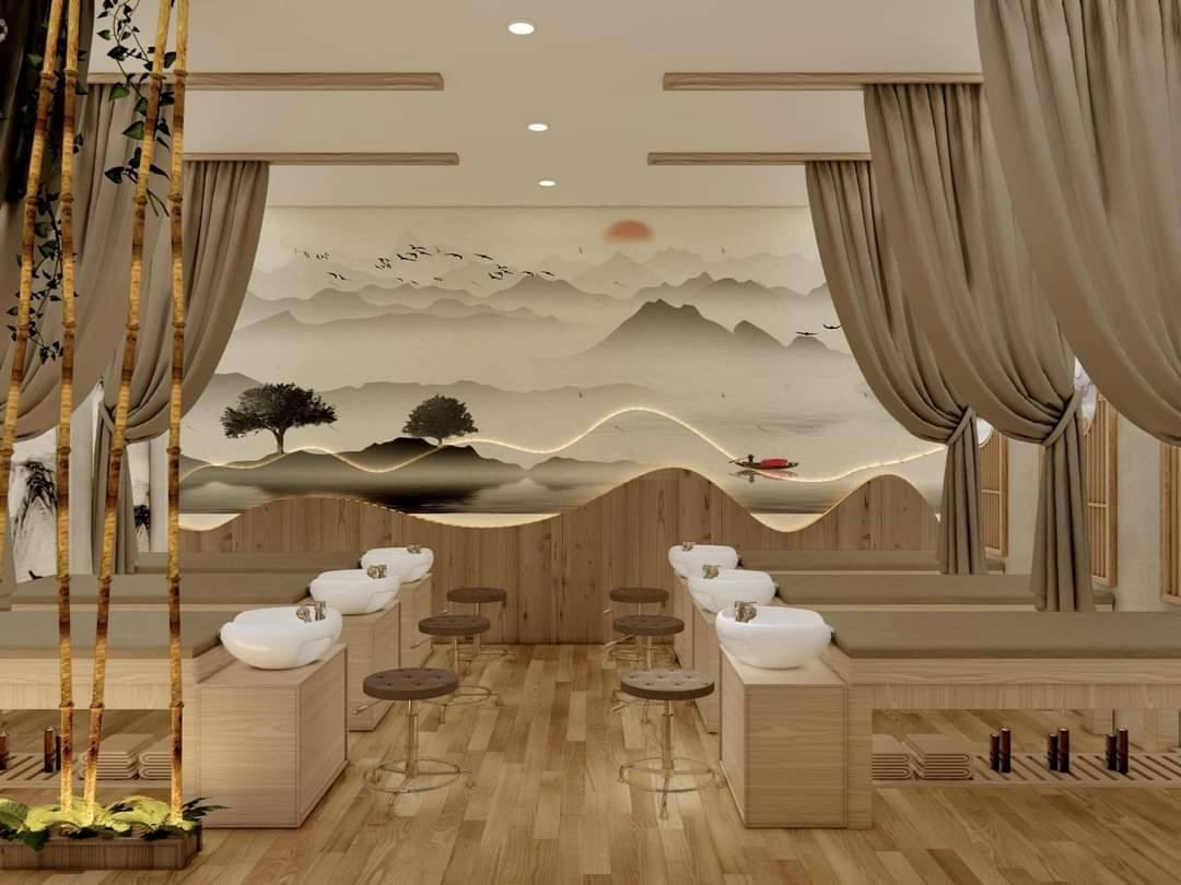 Bố trí đầy đủ nội thất cần thiết cho spa