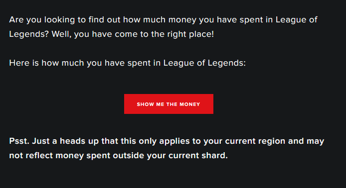 impacto Incorrecto Consulado How Much Money Have You Spent On League of Legends? Here's how to check -  Dot Esports