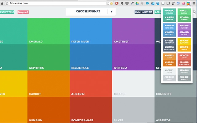 Flat Colors Guide Chrome Extension, Plugin, Addon Download for Google Chrome  Browser