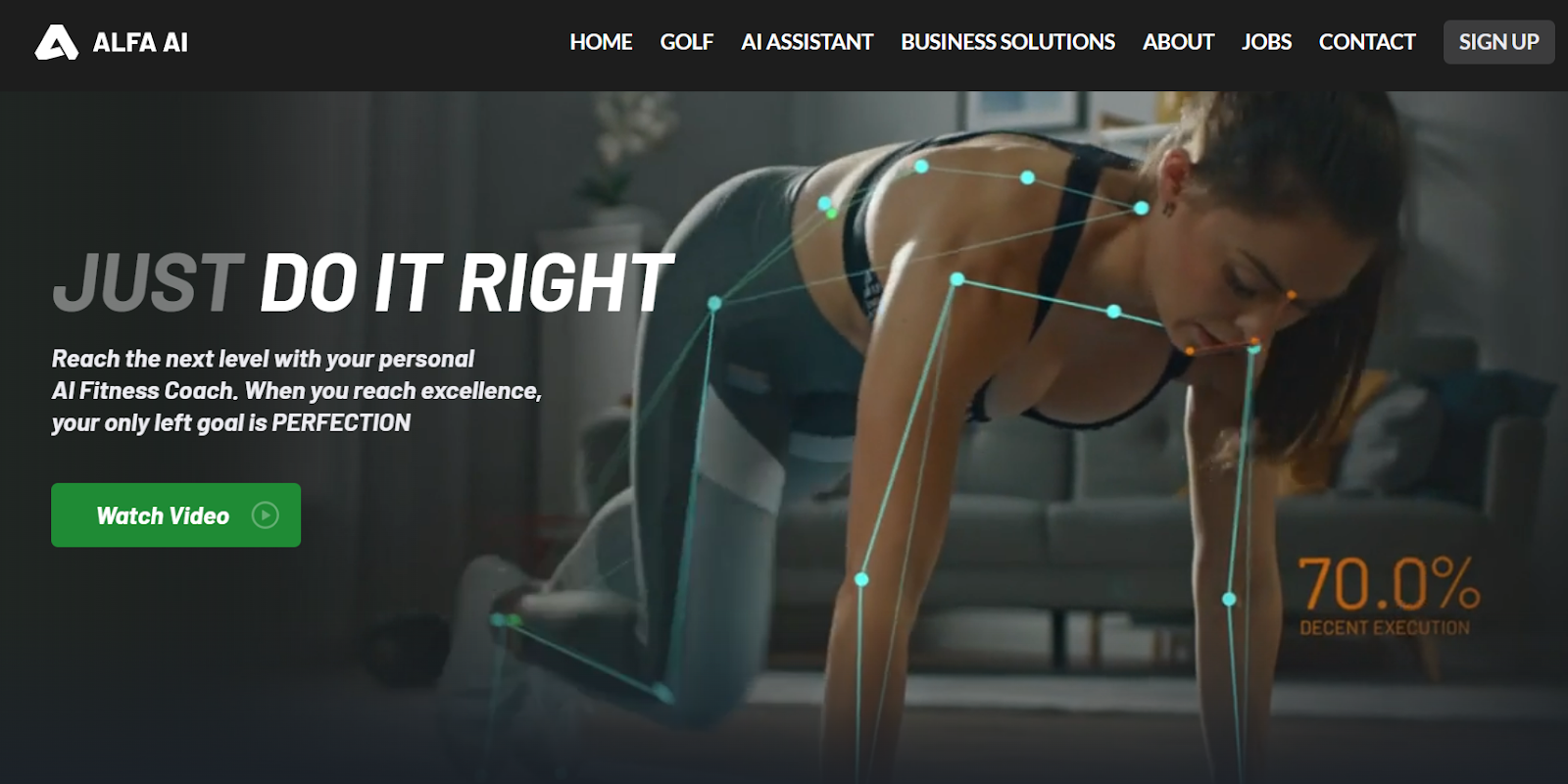 alfa ai website - just do it right