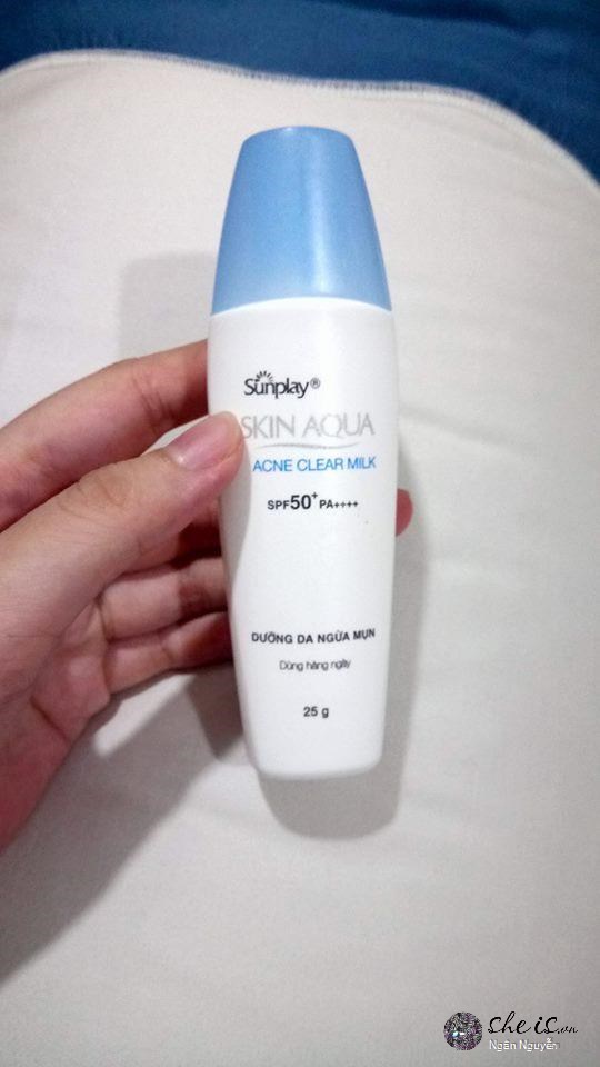 kem-chong-nang-sunplay-Sunplay Skin Aqua Acne Clear Milk SPF 50.jpg