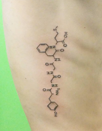 Chemistry Side Tattoo
