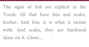 תוצאת תמונה עבור kosher fish fins and scales