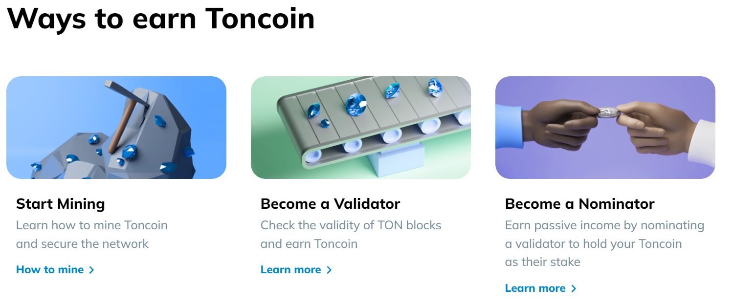 Способы покупки и хранения Toncoin