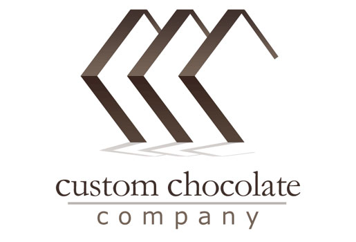 Logo personnalisé de l'entreprise de chocolat
