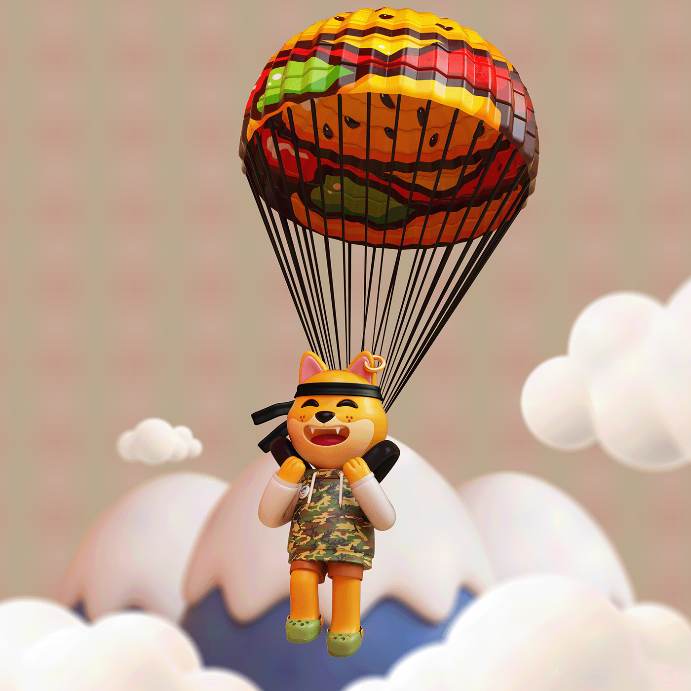 Image may contain: cartoon, hot air balloon and indoor