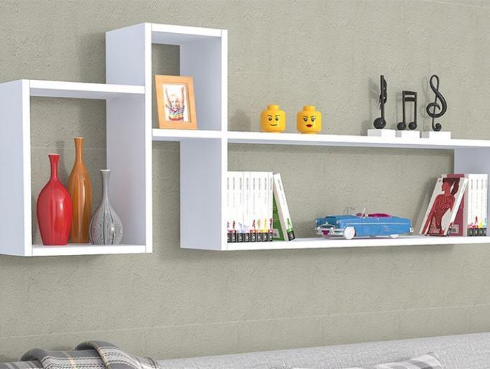Kệ sách treo tường tự làm thể hiện phong cách riêng
