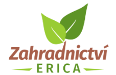 Logo Zahradnictví Erica.