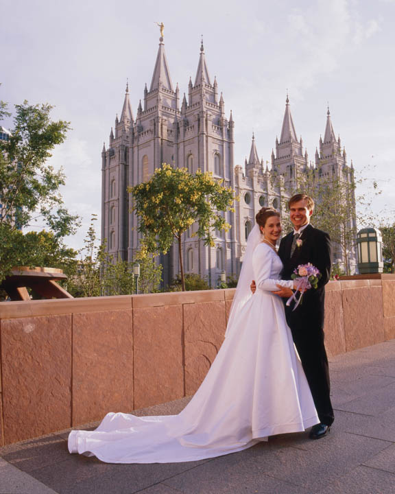 mormon temple wedding