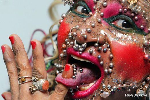 In recent times body piercing is closely linked to fashion trends”