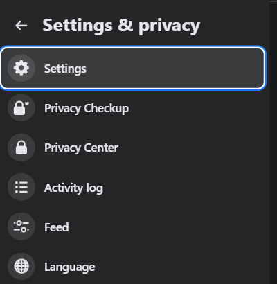 privacy and security settings on Facebook