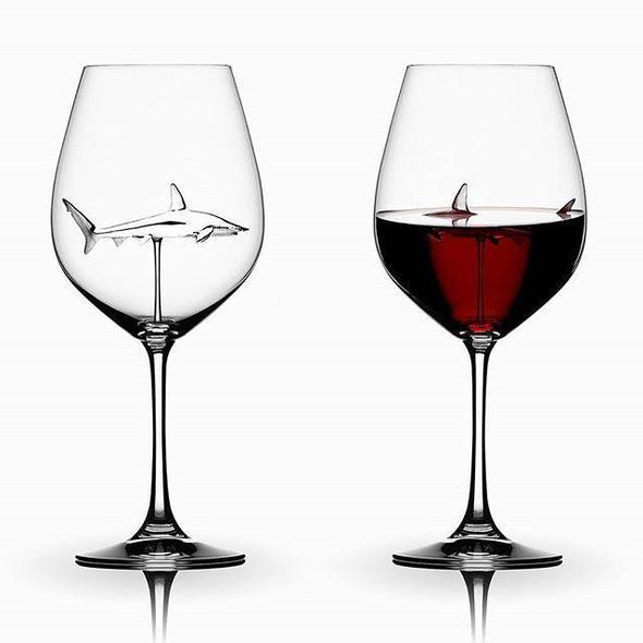 Shark Red Wine Goblet