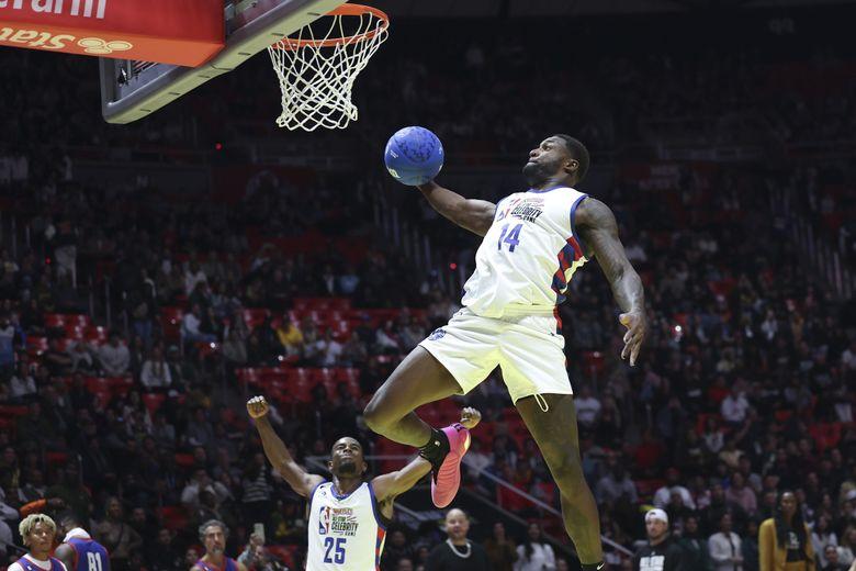 Seahawks receiver DK Metcalf earns MVP at NBA All-Star Celebrity Game | The  Seattle Times