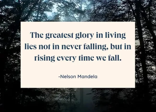 famous life quote in english from nelson mandela