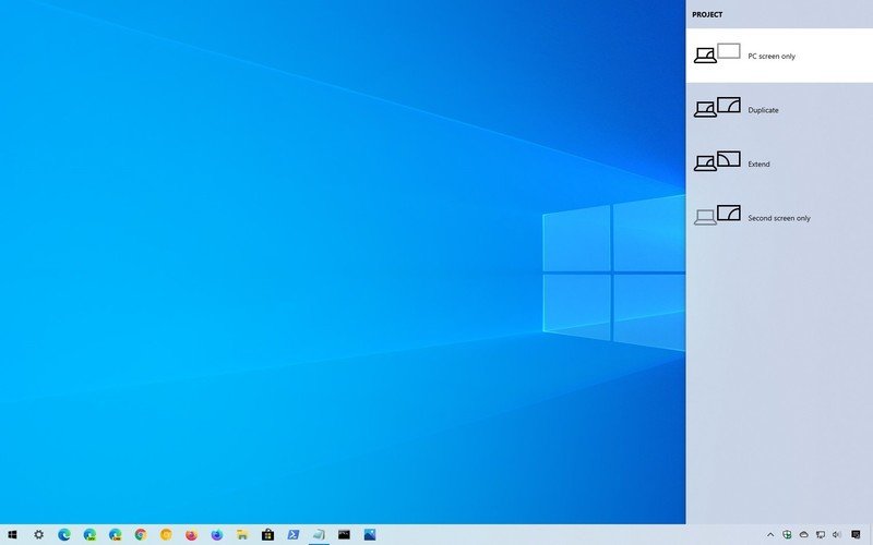 Windows 10 Project pane