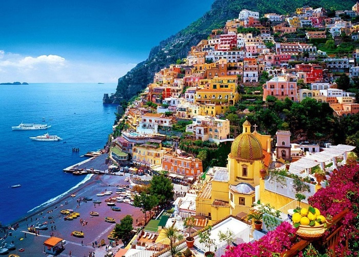 Tour du lịch Ý - Bờ biển Amalfi đẹp động lòng người