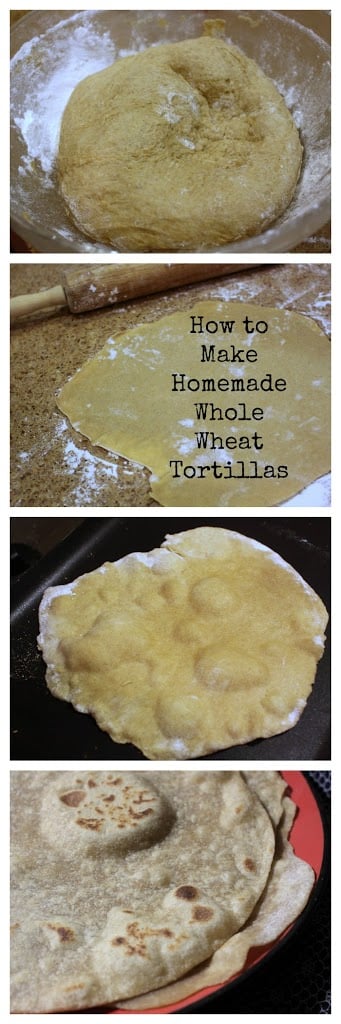 how to make flour vs wheat tortilla