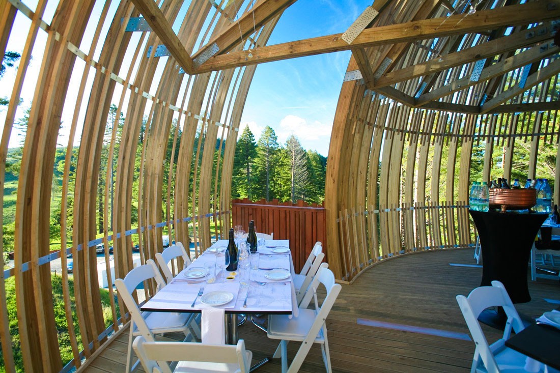 Redwoods Treehouse offers a unique treetop dining experience