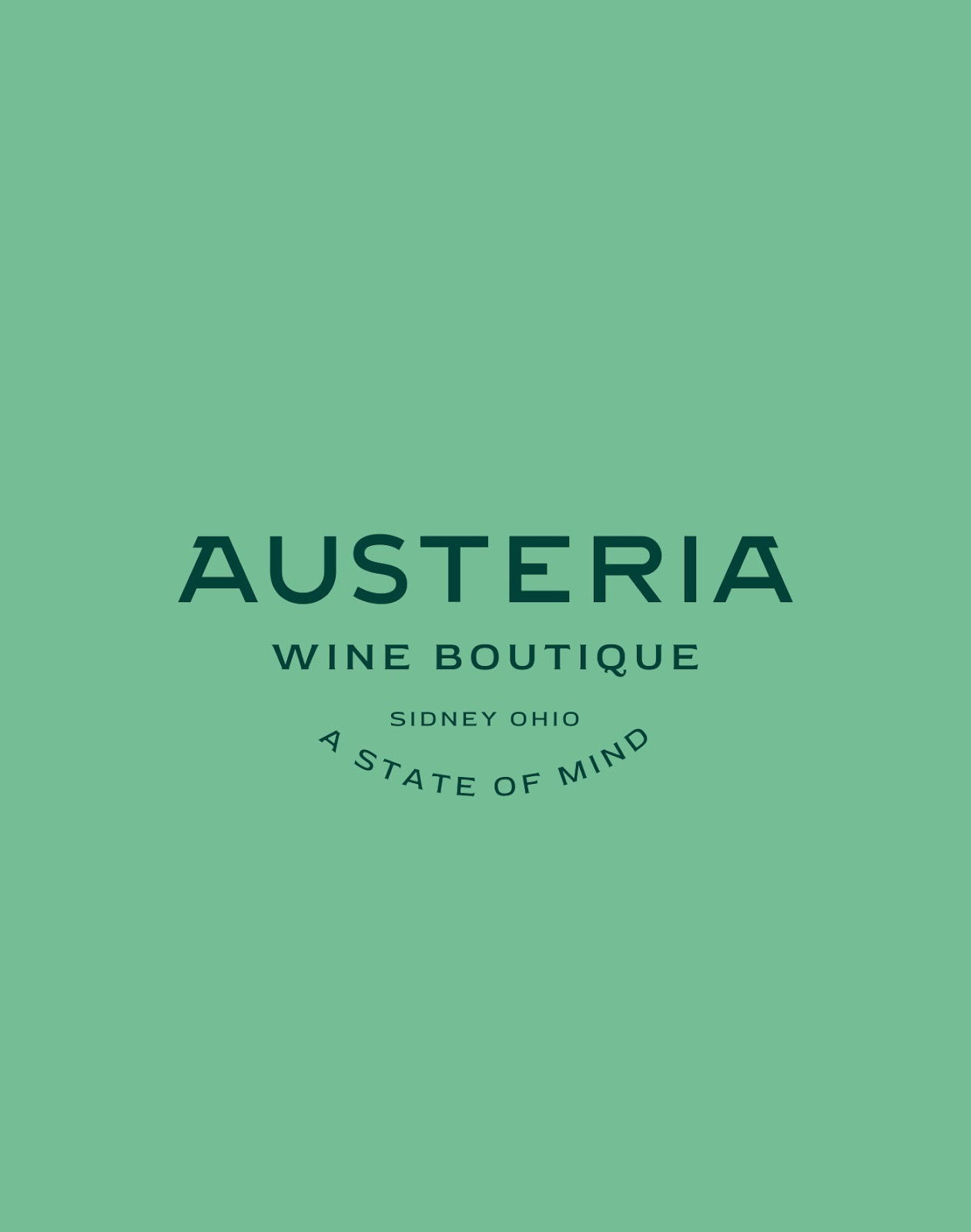 Artifact from tne brand identity project for AUSTERIA