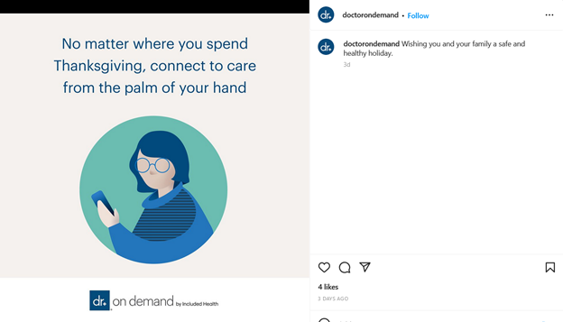 Doctor on Demand social post