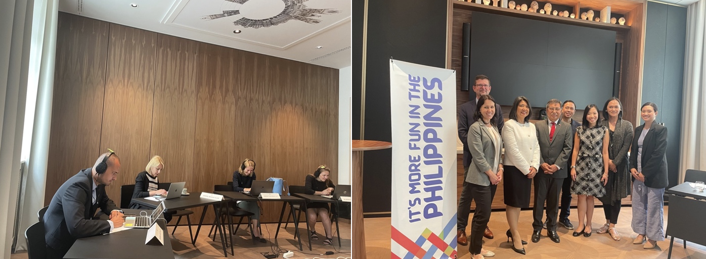A group of people standing in a roomDescription automatically generated with medium confidence