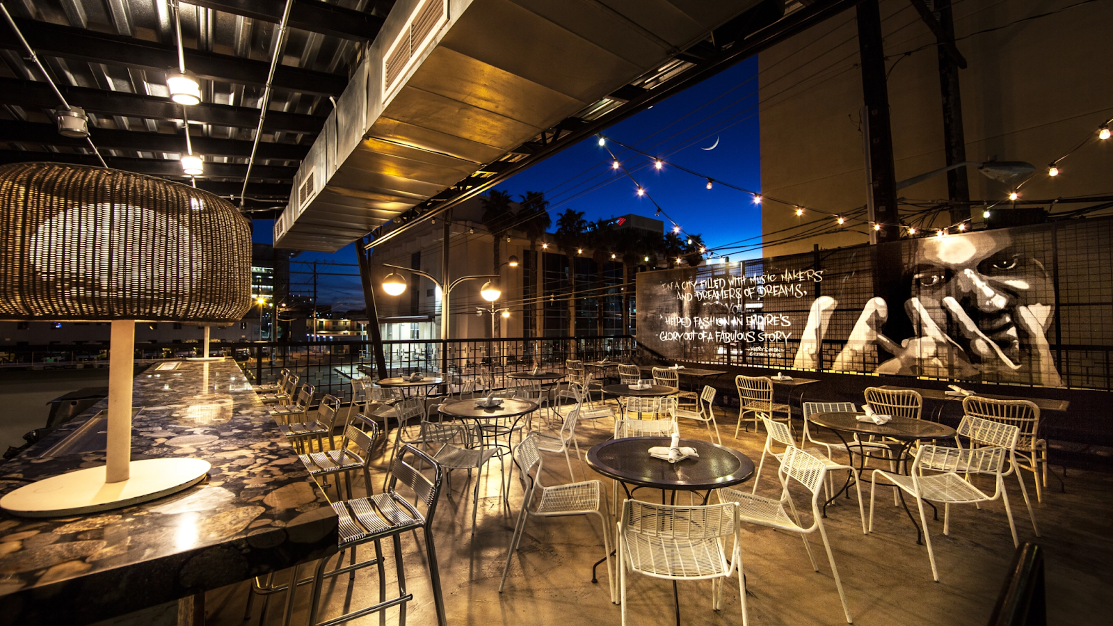 Carson romantic rooftop restaurant in las vegas