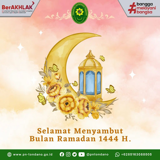 Selamat Menyambut Bulan Ramadan 1444 Hijriah