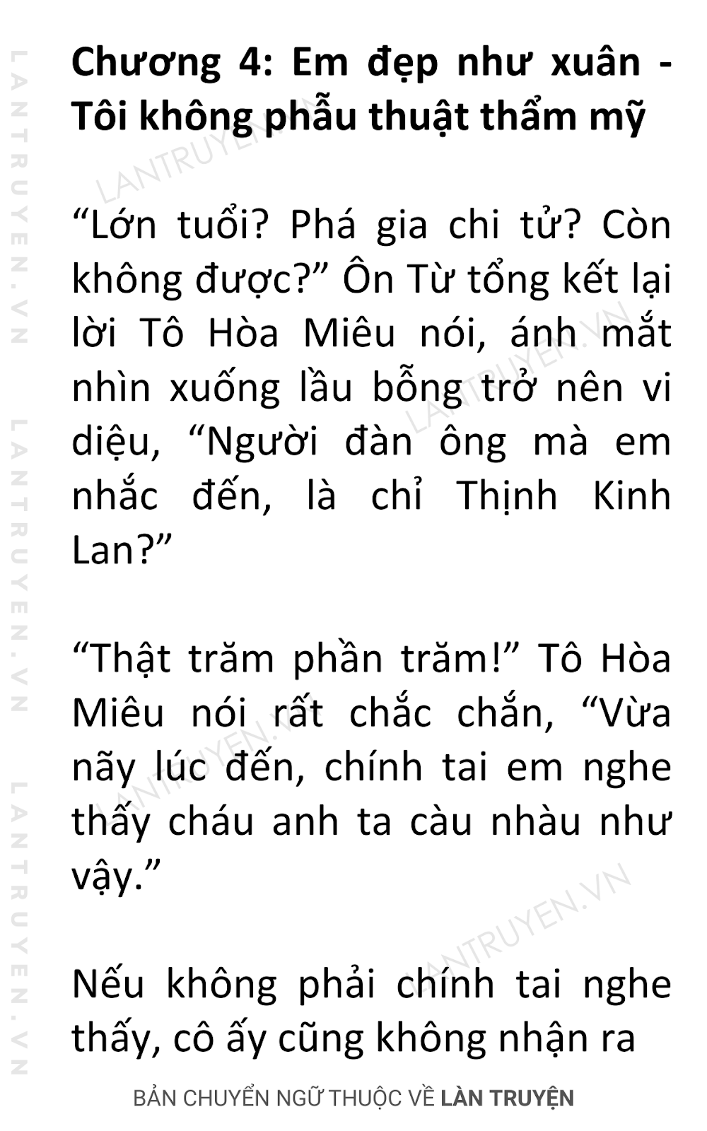 Cho Má Em Thêm Hồng - Chương 4