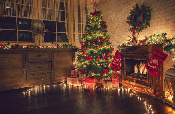 LIGHTS IN LIVING ROOM FOR CHRISTMAS DECOR