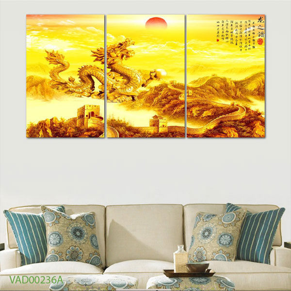 Tranh treo tường rồng phong thủy