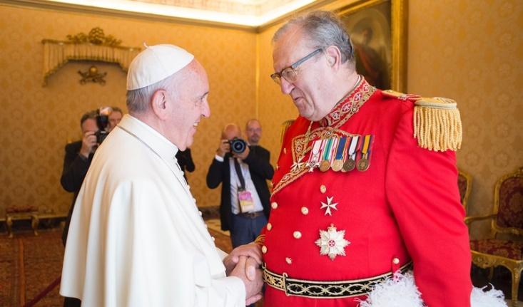 Pope Francis Received the Grand Master of the Sovereign Order of Malta in  Audience - Order of Malta