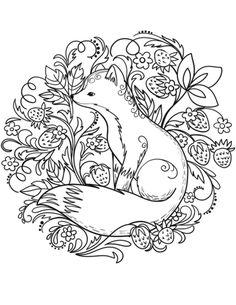 A squirrel valentine coloring page