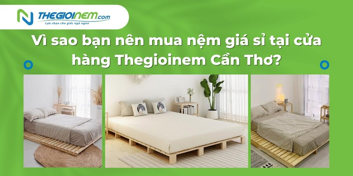 Mua nệm giá sỉ Cần Thơ uy tín, chính hãng | Thegioinem.com