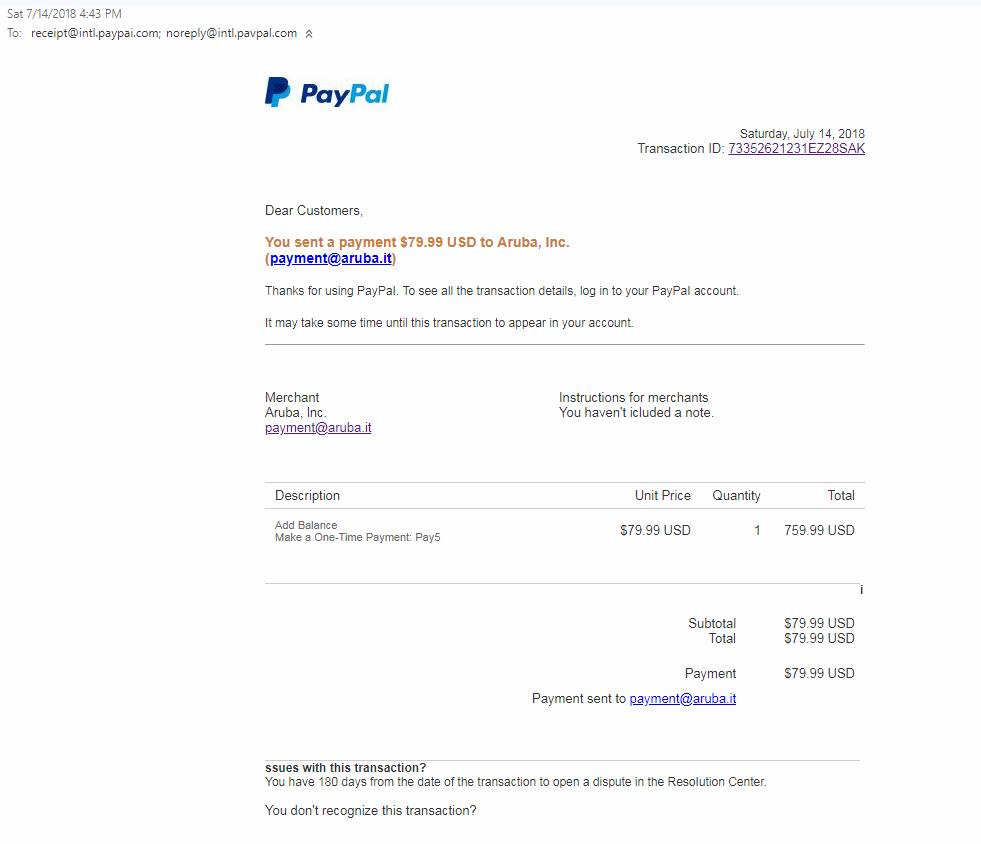 Fake account money paypal with 