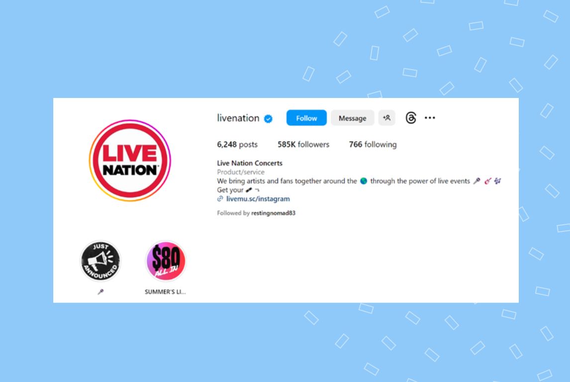 Image showing how to showcase discount campaigns using an Instagram highlight 