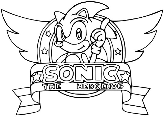 Super Sonic para colorir e imprimir