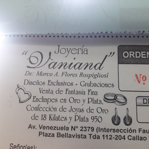 Opiniones de Joyeria "Vaniand" en Callao - Joyería