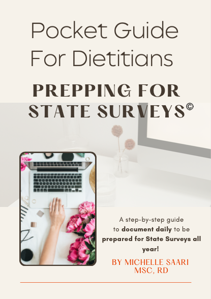 Pocket Guide for Dietitians Prepping for State Surveys