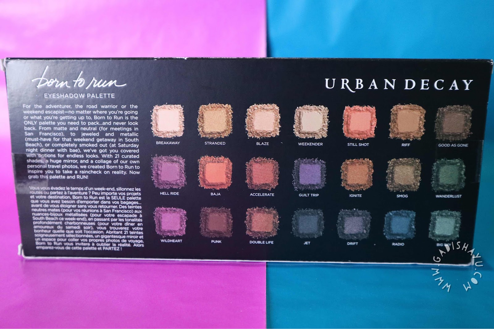 Urban Decay Born to Run Eyeshadow Palette