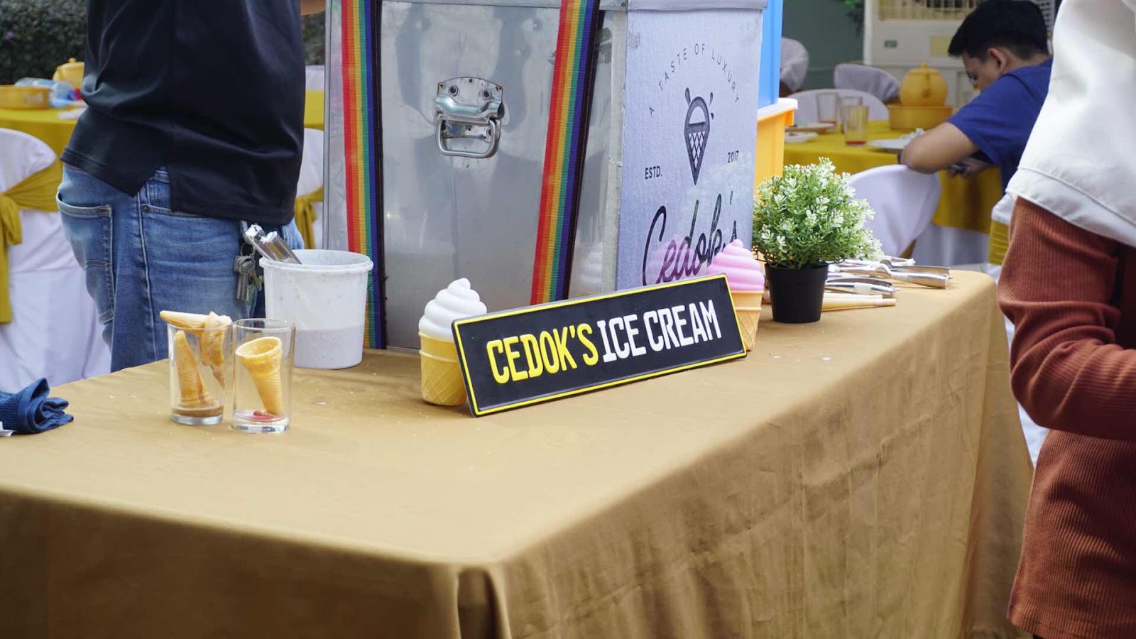 cedok’s ice cream tempahan untuk kenduri