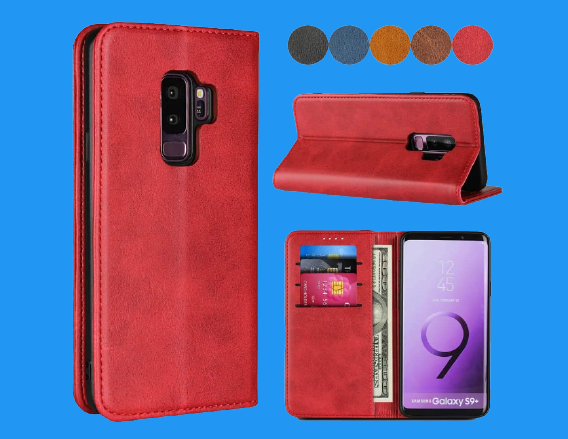 SailorTech Premium PU Leather wallet cardholder Galaxy S9 case