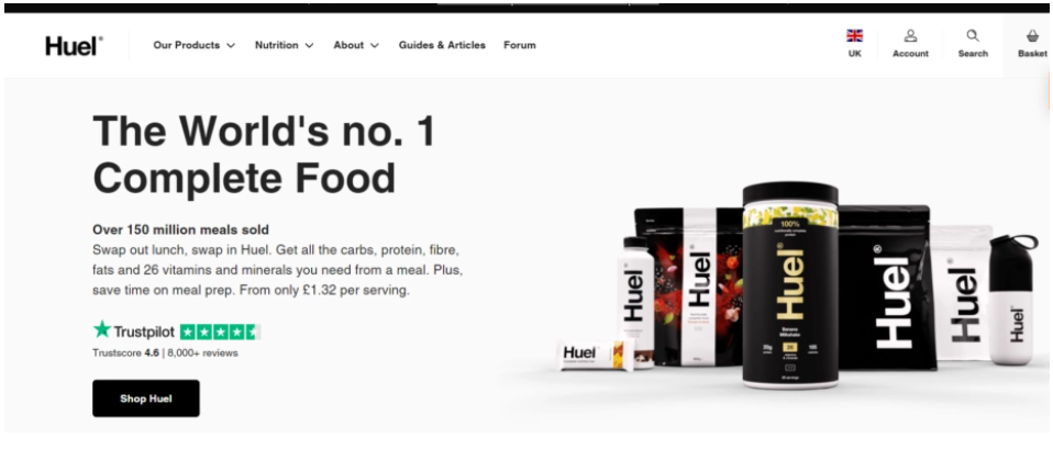 Shopify Stores: Huel