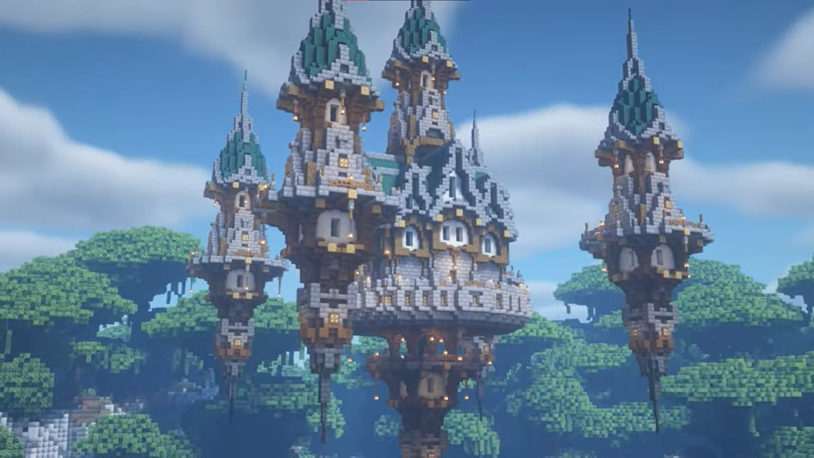 Floating Castle Minecraft