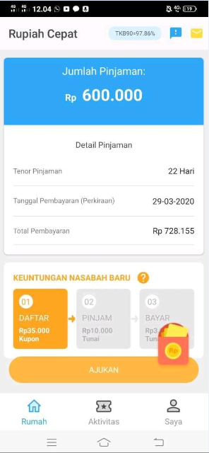 21 Aplikasi Pinjaman Online Langsung Cair 24 Jam 2020 Cryptoharian
