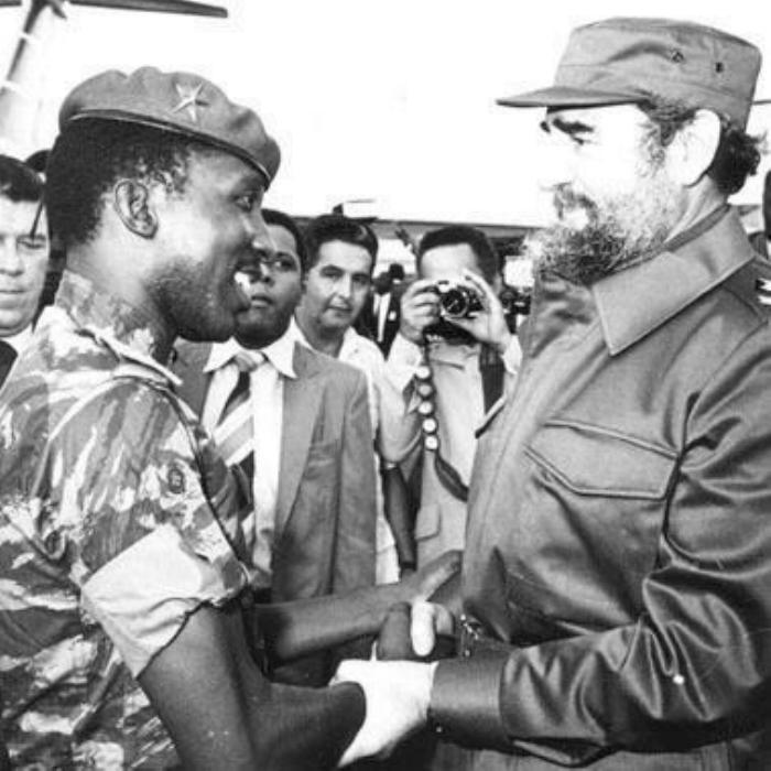 Image result for thomas sankara and fidel castro