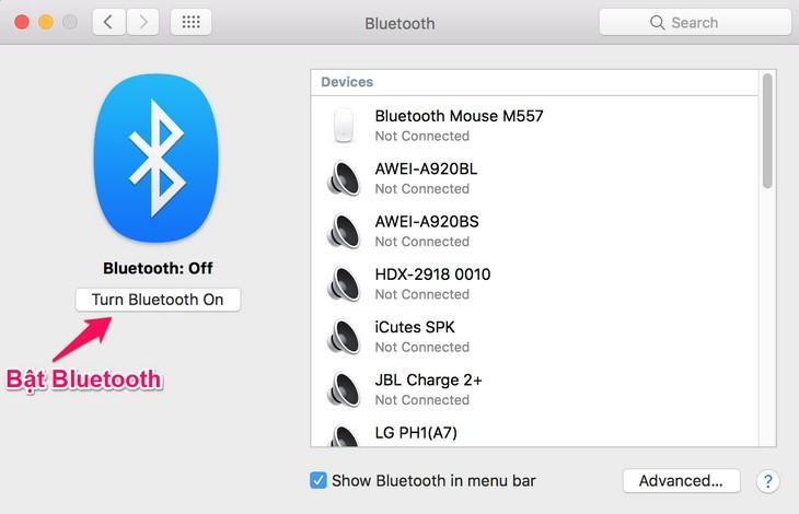 Cách ngắt kết nối Bluetooth với loa