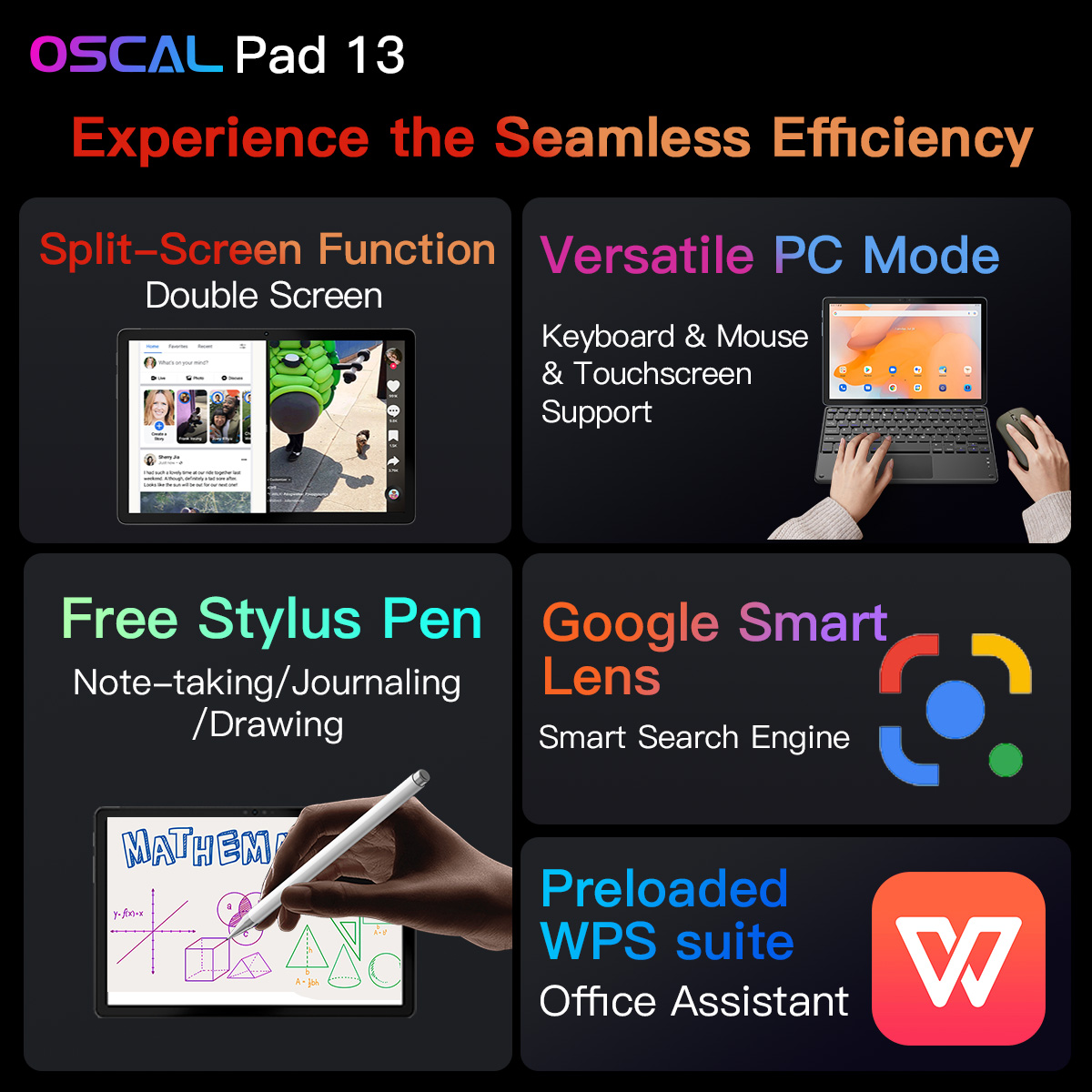 50% off for Only 5 Days! Oscal Releases Flagship Tablet Oscal Pad 13