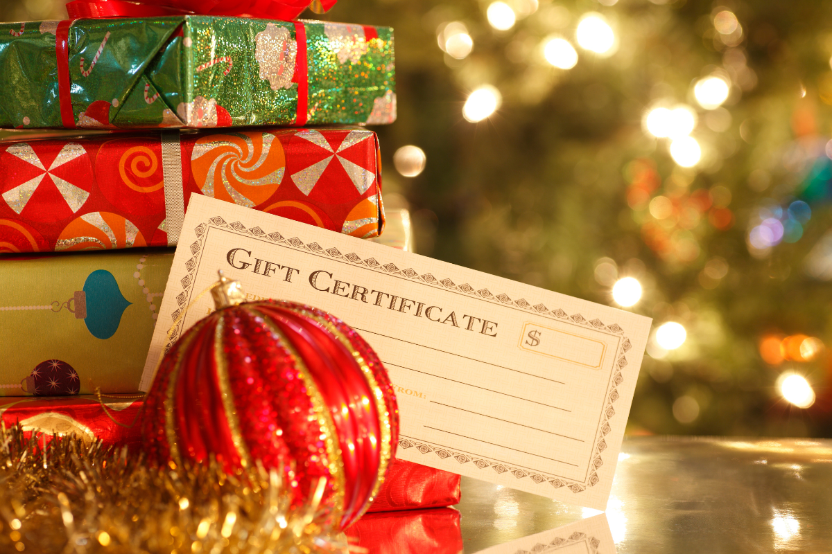 gift certificates 