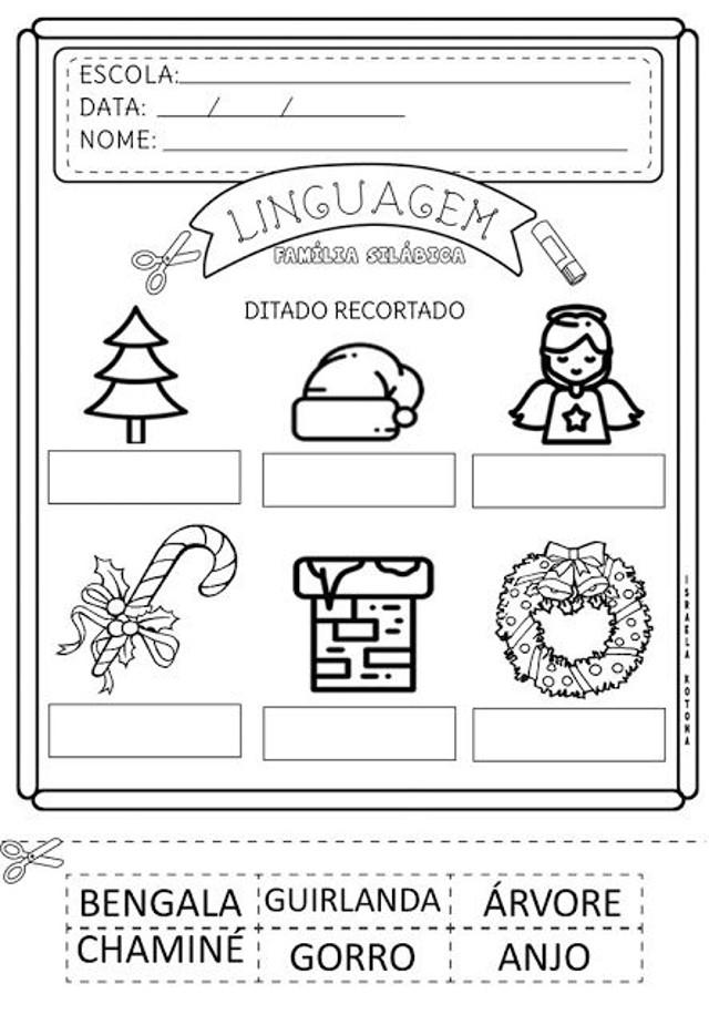 atividades de Natal para educação infantil para imprimir