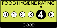 Tenpin Food hygiene rating is '4': Good